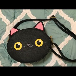 BRAND NEW Loungefly black cat purse